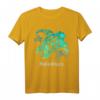 Tribal Ocean Blue Malediven Meeresschildkröte T-Shirt – Perfektes Geschenk für Meeresschildkrötenliebhaber, Strandurlaub und Familien