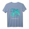 Tribal Ocean Blue Malediven Meeresschildkröte T-Shirt – Perfektes Geschenk für Meeresschildkrötenliebhaber, Strandurlaub und Familien