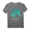 Tribal Ocean Blue Malediven Meeresschildkröte T-Shirt – Perfektes Geschenk für Meeresschildkrötenliebhaber, Strandurlaub und Familien