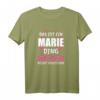 Marie Name Vorname Geschenk T-Shirt – Humorvolles personalisiertes Geburtstagsgeschenk für Marie Liebhaber
