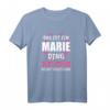 Marie Name Vorname Geschenk T-Shirt – Humorvolles personalisiertes Geburtstagsgeschenk für Marie Liebhaber