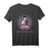 Let That Shit Go Buddha Yoga T-Shirt - Funny Retro Vintage Shirt for Men & Women, Perfect Gift for Yoga Lovers, Meditation & Fitness Enthusiasts