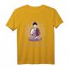 Let That Shit Go Buddha Yoga T-Shirt - Funny Retro Vintage Shirt for Men & Women, Perfect Gift for Yoga Lovers, Meditation & Fitness Enthusiasts