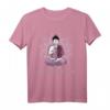 Let That Shit Go Buddha Yoga T-Shirt - Funny Retro Vintage Shirt for Men & Women, Perfect Gift for Yoga Lovers, Meditation & Fitness Enthusiasts