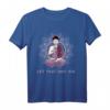 Let That Shit Go Buddha Yoga T-Shirt - Funny Retro Vintage Shirt for Men & Women, Perfect Gift for Yoga Lovers, Meditation & Fitness Enthusiasts