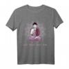 Let That Shit Go Buddha Yoga T-Shirt - Funny Retro Vintage Shirt for Men & Women, Perfect Gift for Yoga Lovers, Meditation & Fitness Enthusiasts