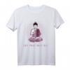 Let That Shit Go Buddha Yoga T-Shirt - Funny Retro Vintage Shirt for Men & Women, Perfect Gift for Yoga Lovers, Meditation & Fitness Enthusiasts