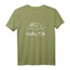 Malta Urlaub Sommerreise T-Shirt – Lustiges Strand-Design für Damen und Herren mit Meer, Sonne & Taucher-Motiv