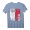 MALTA Flagge T-Shirt für Damen, Herren & Kinder – Klassisch geschnitten mit doppelt genähtem Saum