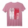MALTA Flagge T-Shirt für Damen, Herren & Kinder – Klassisch geschnitten mit doppelt genähtem Saum