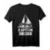 Segelschiff Käpt'n Opa T-Shirt - Meer, Jacht & Skipper Geschenk für Segel- und Motorbootfans zu Weihnachten, Geburtstag & Vatertag