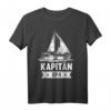 Segelschiff Käpt'n Opa T-Shirt - Meer, Jacht & Skipper Geschenk für Segel- und Motorbootfans zu Weihnachten, Geburtstag & Vatertag