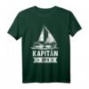 Segelschiff Käpt'n Opa T-Shirt - Meer, Jacht & Skipper Geschenk für Segel- und Motorbootfans zu Weihnachten, Geburtstag & Vatertag