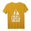 Segelschiff Käpt'n Opa T-Shirt - Meer, Jacht & Skipper Geschenk für Segel- und Motorbootfans zu Weihnachten, Geburtstag & Vatertag