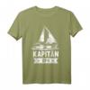 Segelschiff Käpt'n Opa T-Shirt - Meer, Jacht & Skipper Geschenk für Segel- und Motorbootfans zu Weihnachten, Geburtstag & Vatertag