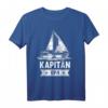 Segelschiff Käpt'n Opa T-Shirt - Meer, Jacht & Skipper Geschenk für Segel- und Motorbootfans zu Weihnachten, Geburtstag & Vatertag