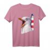 Leuchtturm & Möwe - Maritimes Ostsee Nordsee T-Shirt für Urlaub & Strandspaziergänge für Norddeutschland-Fans