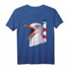 Leuchtturm & Möwe - Maritimes Ostsee Nordsee T-Shirt für Urlaub & Strandspaziergänge für Norddeutschland-Fans