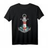 Leuchtturm Meer Licht Anker Küste Hafen Maritim - Maritimes T-Shirt für Küsten- und Meeresliebhaber