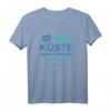 SIE KÜSTE ... ER WOLLTE MEER - Maritimes Partner T-Shirt im Retro Vintage Style für Strand, Sommerurlaub & Meer-Liebhaber
