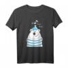Moin Moin Seebär mit Möwe T-Shirt Nordsee Norddeutschland - Lustiges Meeresmotiv für Urlaub, Kinder, Damen & Herren