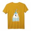 Moin Moin Seebär mit Möwe T-Shirt Nordsee Norddeutschland - Lustiges Meeresmotiv für Urlaub, Kinder, Damen & Herren