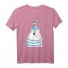 Moin Moin Seebär mit Möwe T-Shirt Nordsee Norddeutschland - Lustiges Meeresmotiv für Urlaub, Kinder, Damen & Herren