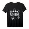 JGA Team Braut Damen Junggesellenabschied T-Shirt mit Anker - Maritimes Gruppenshirt für Strand, Sonne & Meer
