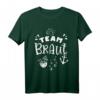 JGA Team Braut Damen Junggesellenabschied T-Shirt mit Anker - Maritimes Gruppenshirt für Strand, Sonne & Meer