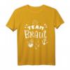 JGA Team Braut Damen Junggesellenabschied T-Shirt mit Anker - Maritimes Gruppenshirt für Strand, Sonne & Meer