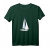Schiff ahoi! Segelboot T-Shirt mit Aquarell-Design – Perfektes Geschenk für Matrosen, Kapitäne & Meerliebhaber zum Geburtstag & Weihnachten