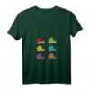 Damen Schnecken T-Shirt mit V-Ausschnitt – Leichtes, klassisches Basic-Shirt mit doppelt genähten Nähten