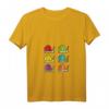Damen Schnecken T-Shirt mit V-Ausschnitt – Leichtes, klassisches Basic-Shirt mit doppelt genähten Nähten