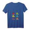 Damen Schnecken T-Shirt mit V-Ausschnitt – Leichtes, klassisches Basic-Shirt mit doppelt genähten Nähten