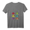 Damen Schnecken T-Shirt mit V-Ausschnitt – Leichtes, klassisches Basic-Shirt mit doppelt genähten Nähten