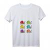 Damen Schnecken T-Shirt mit V-Ausschnitt – Leichtes, klassisches Basic-Shirt mit doppelt genähten Nähten