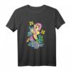 My Little Pony Fluttershy Fly Free T-Shirt - Offiziell lizenziertes Fan-Shirt für Pony Fans und Kinder