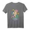My Little Pony Fluttershy Fly Free T-Shirt - Offiziell lizenziertes Fan-Shirt für Pony Fans und Kinder