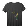 Damen RC Modellflugzeug Flying T-Shirt mit V-Ausschnitt – Leichtes, Klassisch Geschnittenes T-Shirt für Flugmodell-Enthusiasten