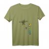 Damen RC Modellflugzeug Flying T-Shirt mit V-Ausschnitt – Leichtes, Klassisch Geschnittenes T-Shirt für Flugmodell-Enthusiasten