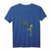 Damen RC Modellflugzeug Flying T-Shirt mit V-Ausschnitt – Leichtes, Klassisch Geschnittenes T-Shirt für Flugmodell-Enthusiasten