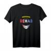 Reha T-Shirt mit klassischem Schnitt und doppelter Naht – Komfortable und langlebige medizinische Kleidung