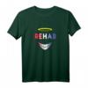 Reha T-Shirt mit klassischem Schnitt und doppelter Naht – Komfortable und langlebige medizinische Kleidung