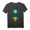 Moonlight - Original Grafik T-Shirt mit Op Art Design, minimalistisches und offizielles Lizenzprodukt