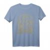 Freya Goddess T-Shirt in Vintage Gold mit keltischem Knoten – Wikinger Mythologie, Norse Götter & Viking Geschenk für Fans