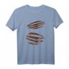 Zerrissenes Werwolf Halloween Kostüm mit Biest Claw Marks T-Shirt – Gruseliges Monster-Outfit für Party und Kostümpflege
