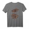 Zerrissenes Werwolf Halloween Kostüm mit Biest Claw Marks T-Shirt – Gruseliges Monster-Outfit für Party und Kostümpflege
