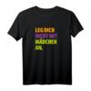 HapKoala T-Shirt - Leg Dich nicht mit Mädchen an - Kinohit 2019, Humorvolles Männer T-Shirt für Geburtstagsfeiern