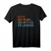 Herren Vorname Mark T-Shirt mit lustigem Spruch – Der Mythos, die Legende für Geburtstag & Namensstag