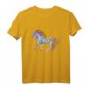 Hengst mit bunter Mähne Motiv Pferd Tiermotiv Reiten T-Shirt – Stylisches Pferde-Design für Reiter und Pferdeliebhaber